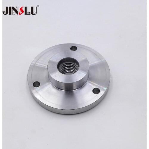 1-8 TPI Spindle Thread Chuck Flange Back Plate base plate Adapter Plate for K11-100 K12-100 100mm 3 jaws 4 jaws chuck