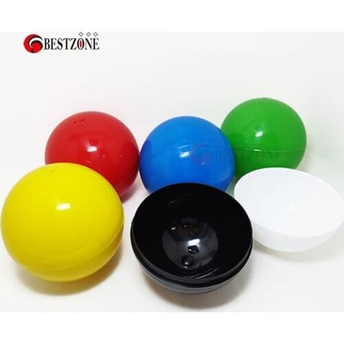 Free shipping 100pcs 70mm solid colorful toy capsules