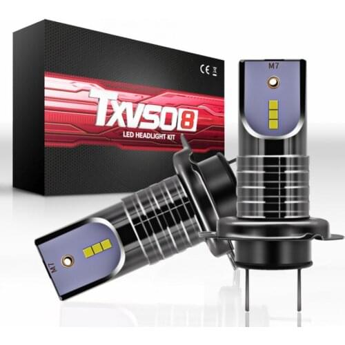 2pcs H7 110W Car 5050 CSP LED Headlight Kit Canbus Error Free 6000K White IP 68 Waterproof Canbus Led Headlight Car Accessories