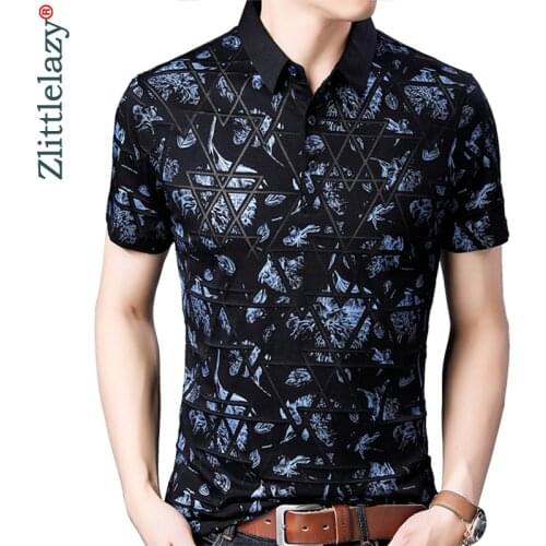 2020 Brand Casual Summer Fitness Short Sleeve Polo Shirt Men Poloshirt Jersey Luxury Mens Polos Tee Shirts Dress Fashions 52038