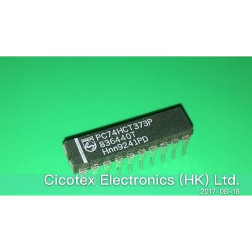 5pcs/lot PC74HCT373P IC OCTAL D TRANSP LATCH 20DIP 74HCT373P