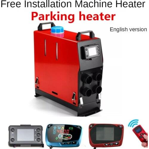 8kw Diesel Air Heater All in One 12V/24V Diesel Parking Heater Diesel Heater Muffler with Blue LCD Monitor