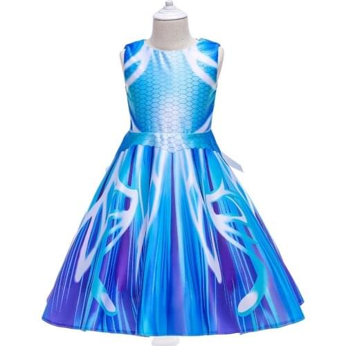 Children Colorful Mermaid Tutu Princess Birthday Party Prom Wedding Evening Infant Summer Dress Gown Vestidos Baby Girl Clothes