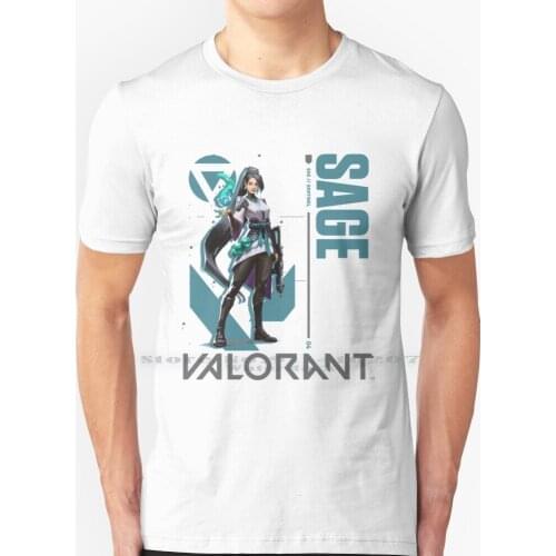 Valorant Sage T Shirt 100% Pure Cotton Valorant Valorant Game Valorant Sage Sage Karixxv