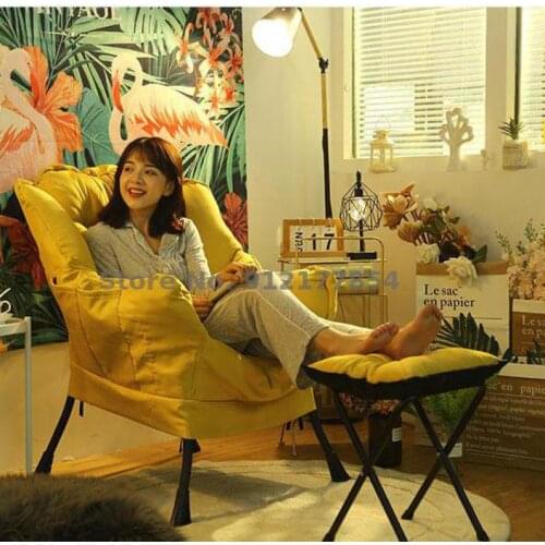 Lazy sofa single sofa chair student dormitory computer chair modern minimalist home bedroom balcony backrest recliner