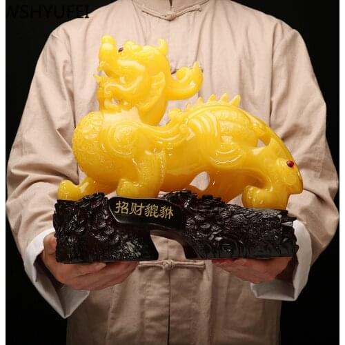 Lucky Chinese Ruyi Imitation Jade Resin Crafts Ornaments Lucky Creative Opening Gifts Home Decor Accessories