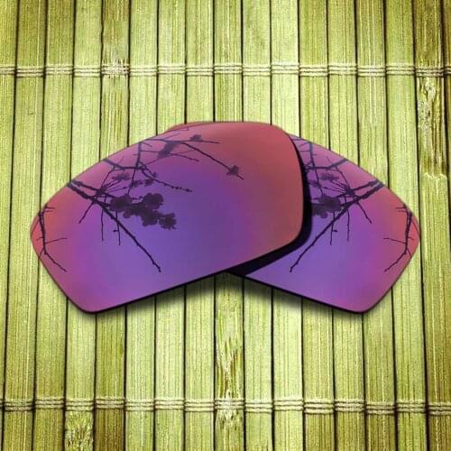 Polarized Replacement Lense For-Oakley Square Whisker Sunglasses Frame True Color Mirrored Coating - Midnight Sun Color Options