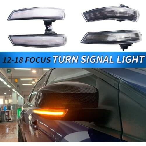For focus mk3 mk3.5 Turn Signal Light LED Dynamic Side Mirror Indicator Sequential Light Blinker Lamp 2012-2018