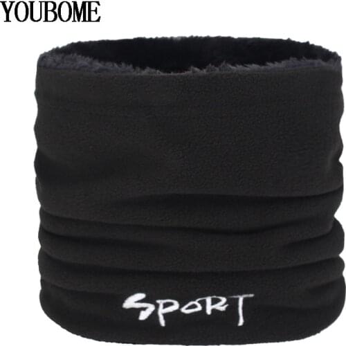Fashion Warp Shawl Women Winter Scarf Men Female Winter Knitted Scarves For Men O Neck Snood Collar Warm Ski Male Fleece Scarves