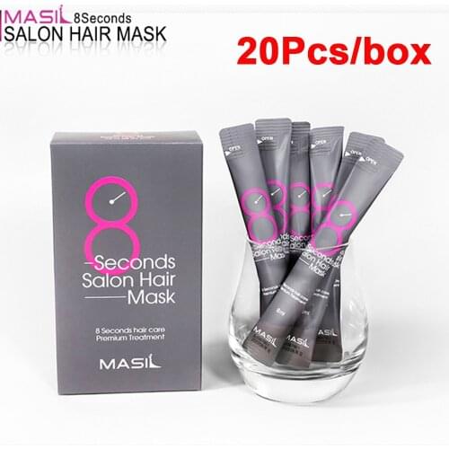 8 Seconds Salon Hair Mask Hair Care Premium Treatment Keratin Repairing Supple Hydration Cream Dry Damaged Hair Treatment 8ml