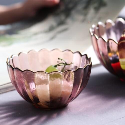 Glass Bowl Household Dessert Bowl Rice Bowl Noodle Bowl Fruit Bowl Japanese Tableware Restaurant Ramen Bowl Salad Bowl CE / EU