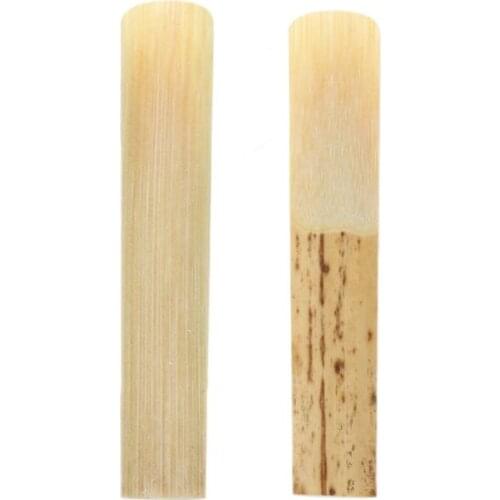 WXTF 10pcs 2.5 Strength Clarinet Reeds Music Instrument Part Traditional Bamboo Reeds