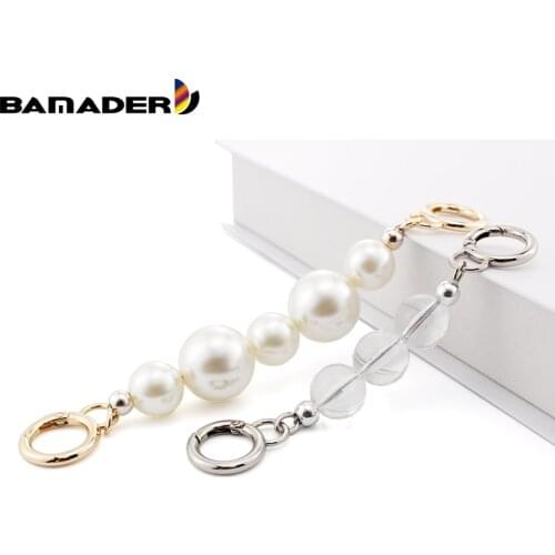 BAMADER Extender Chain Strap Extension Shoulder Bag Strap Pearl Decoration Extended Pearl Chain For DIY Purse Clutch Handbag