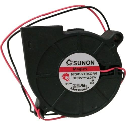 MF5015VX-B00C-A99 Sunon 3D Printer Blower Fan 5015 12V 0.17A Magnetic Suspension Bearing Fan Centrifugal DC Cooling Turbo fan