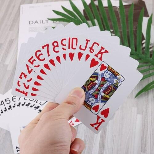 Waterproof Hold'em Poker Card PVC Scrub Type Baccarat Board Bridge Games