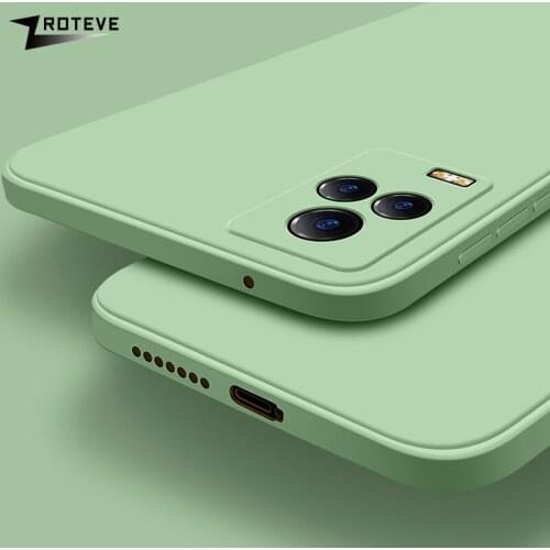 IQOO 7 Case ZROTEVE Liquid Silicone Coque For Vivo iQOO 7 3 5 Pro Global iQOO7 iQOO5 Soft Cover For Vivo iQOO Neo 5 3 Neo5 Cases