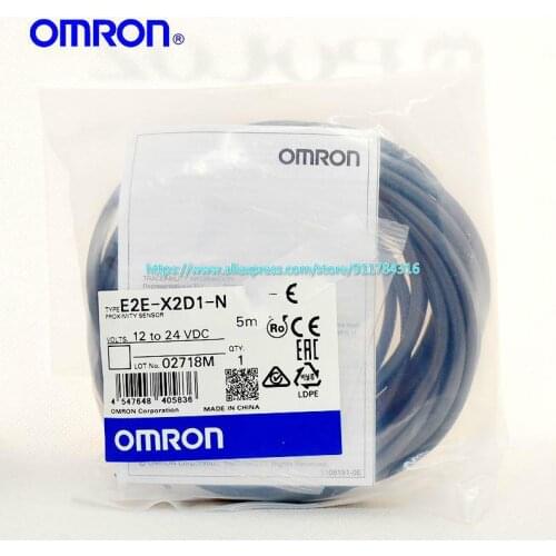 100% New Original Omron proximity switch E2E-X2D1-N 5M E2E-X3D1-N 5M E2E-X8MD1 5M