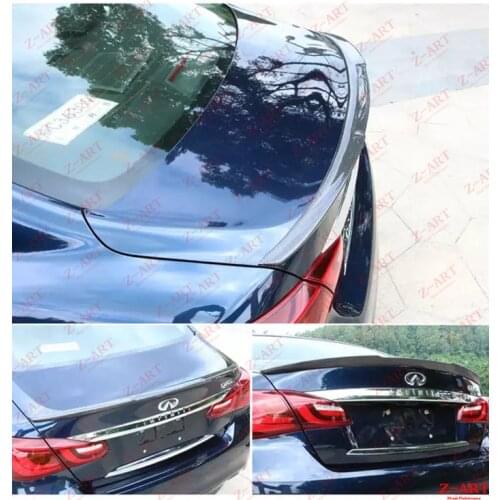 2014-2019 Z-ART Q70 carbon fiber rear spoiler for Q70 carbon fiber rear trunk spoiler for Q70 carbon fiber tail spoiler