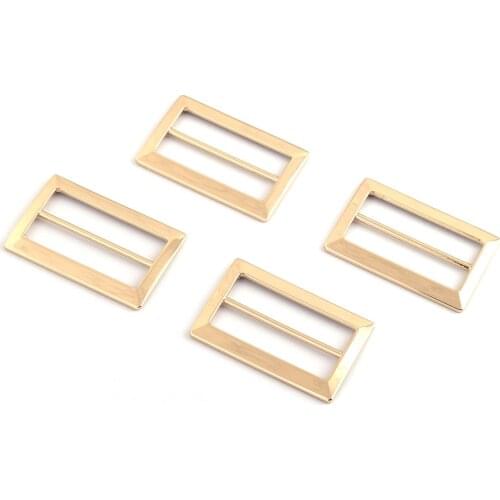 38mm Gold Metal Adjustable Slide Buckle,Belt Rectangle Purse Buckle,Bag Strap Buckle Handbag Webbing Hardware Leather Supplies