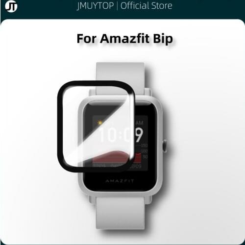 3D Curved Soft Full Cover Screen Protector For Amazfit Bip Not Glass Ultra Thin HD Clear Smart Watch Accessories