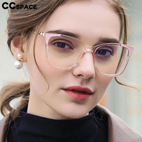 46964 Tr90 Cat Eye Anti Blue Light Optical Glasses Frames Women Spring Leg Fashion Computer Eyeglasses