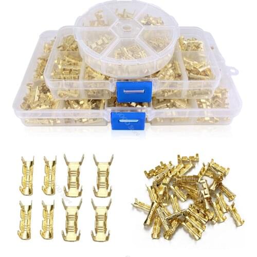 90/260/480 pcs / box 453 U-shaped terminal tab cold inserts connectors cold terminal small teeth fascia terminal,0.3- 4.0mm2