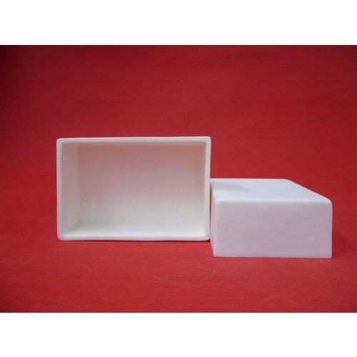 99.3% alumina crucible /50*20*20mm/ Rectangular corundum crucible / Al2O3 ceramic crucible / Sintered crucible