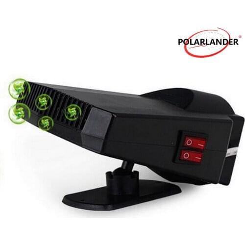 Car Truck Fan Heater High-power car heater defogging defrost noise-free car heater 12V-200W Portable Window Defroster