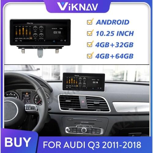 Android car radio head unit for AUDI Q3 2011 2012 2013-2015 2016-2018 car audio multimedia player stereo receiver GPS navigation