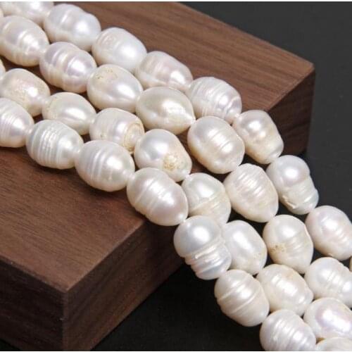 New Arrival Favorite Pearl AA 7-11MM White Real Freshwater Pearls Loose Beads For Jewelry Making DIY Bracelet Necklace Earrings