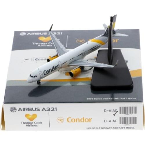 1:400 Alloy Collectible Plane JC Wings XX4433 Condor Airlines Airbus A321 Diecast Aircarft JET Model Reg#D-AIAC With Stand Gift