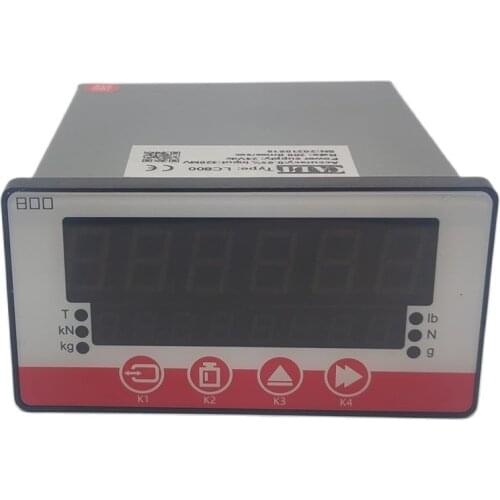 LC800 6 Digtial Double Row Display RS485 And Analog Output 24V Reduction And Unloading Batching Display Control Instrument