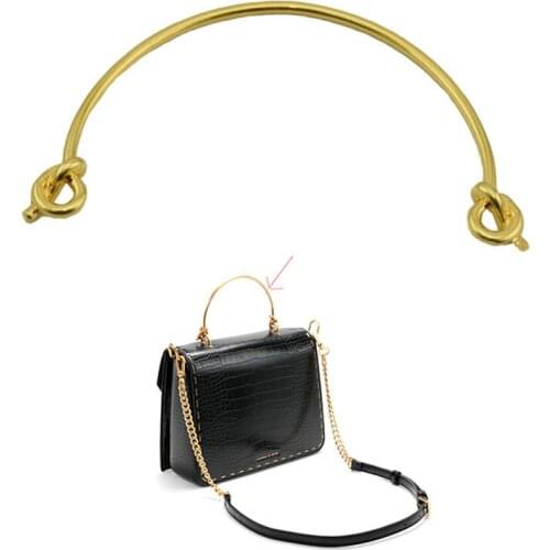 Metal Purse Making Handbag Bag Handle Replacement DIY Crafts Bag Parts Accessories