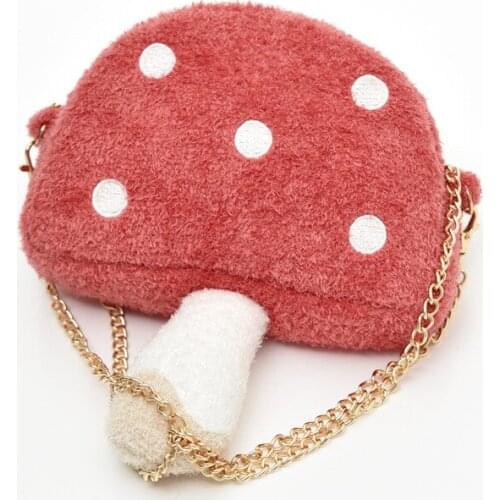 Cute Plush Fruit Backpack Kawaii Strawberry Backpack Stuffed Toy Children Crossbody Bag Coin Purse Gift Kids Toy For Little Girl