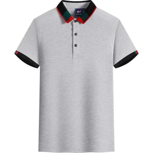 SH007 Multi Colored Mens Polo Shirt Golf For Summer 220gsm Ice Cotton Short Sleeve Apparel With Turn Down Collar And Side Vents