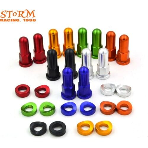 MX Rim Lock Covers Nuts Washers Security Bolts For CR CRF YZF YZ WRF DRZ KX KLX KXF RM RMZ EXC SX SXF 125 150 300 250 450 500