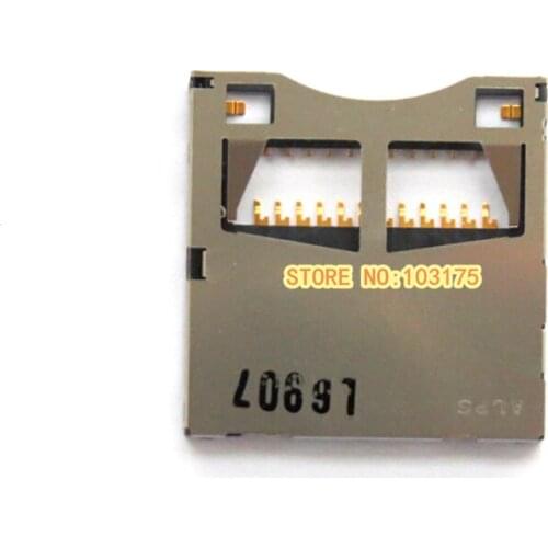 New SD Memory Card Slot Holder assembly for Panasonic LX2 LX3 LX4 LX5 MDH1 GM1GK FH8 FZ18 Camera Repair Part