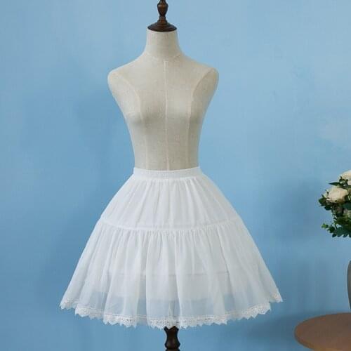 2019 New Lolita Fishbone Skirt Underskirt Petticoat Cosplay Bride Wedding Dress Violence Skirt In Stock