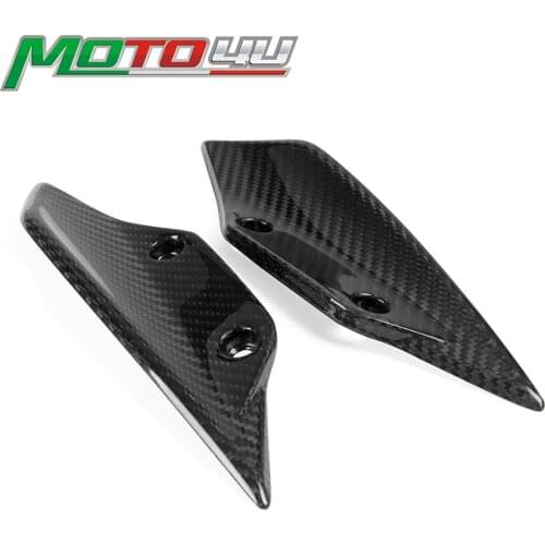 Motorcycle Front Fender Spoiler Winglets 100% Carbon Fiber Twill Weave For BMW S1000RR S1000 RR HP4 2012 2013 2014