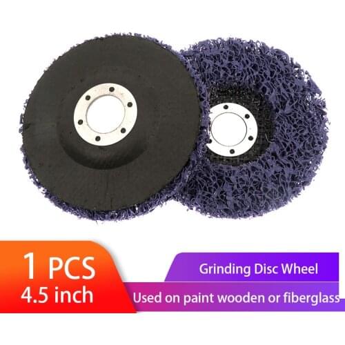 4.5" Poly Strip Disc Wheel 115x15mm Car Paint Rust Removal Clean Angle Grinder Grinding Abrasive Wheels