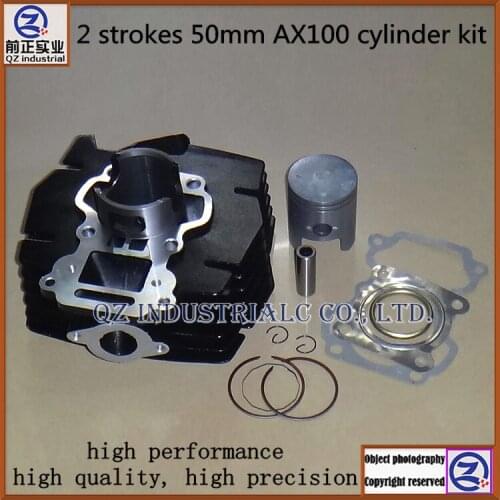 QZ industrial high quality for SUZUKI 2 strokes 100CC motorcycle engine parts 50mm AX100 cylinder kit