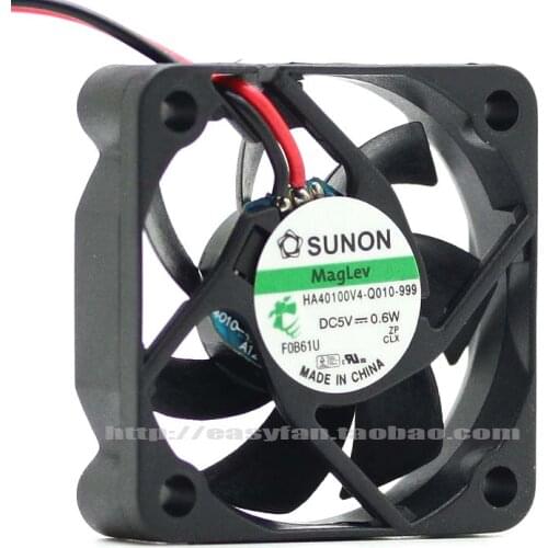 Brand new SUNON HA40100V4-Q-010-999 4CM Maglev silence 4010 cooling fan