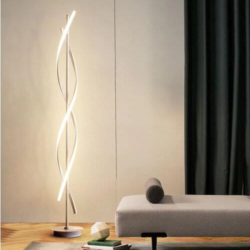 Modern led glass floor lamp fixture tripot floor lamp dining room bedroom