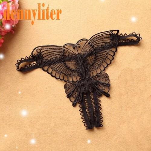 New Style Women Crotchless Butterfly Sexy Panties Tangas Womens Thongs And G Strings Erotic Lingerie Femme Underwear for Women
