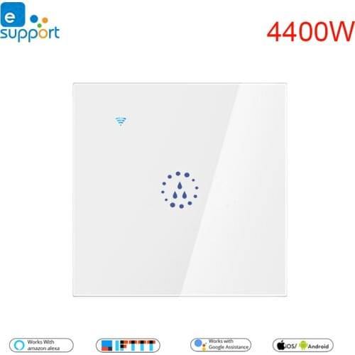 EWeLink EU WiFi Boiler Water Heater Switch 20A 4400W Remote Control ON OFF Timer Voice Control by Google Home Alexa Echo