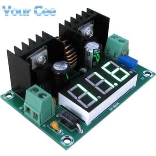 XL4016 LM317 LED Digital Voltmeter Voltage Regulator Meter XL4016E1 DC-DC Buck Step Down Module 200W 8A PWM 4-40V to 1.25-36V