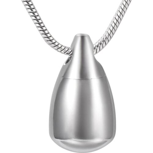 Memorial Jewelry Stainless Steel Pet Dog Cat Cremation Urn Necklace Ash Pendant