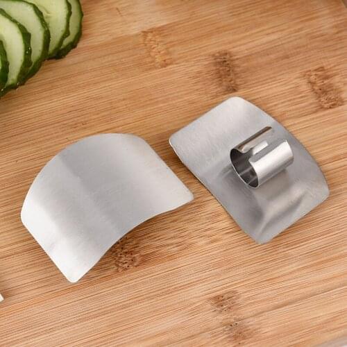 1 Pcs Finger Guard Protect Finger Hand Cut Hand Protector Knife Cut Finger Protection Tool Stainless Steel Kitchen Tool Gadgets