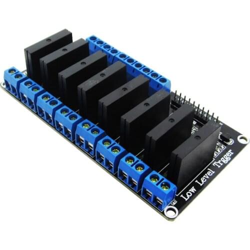1PCS 8 Channel 5V DC Relay Module Solid State Relay Module low level Relay 250V2A SSR AVR DSP