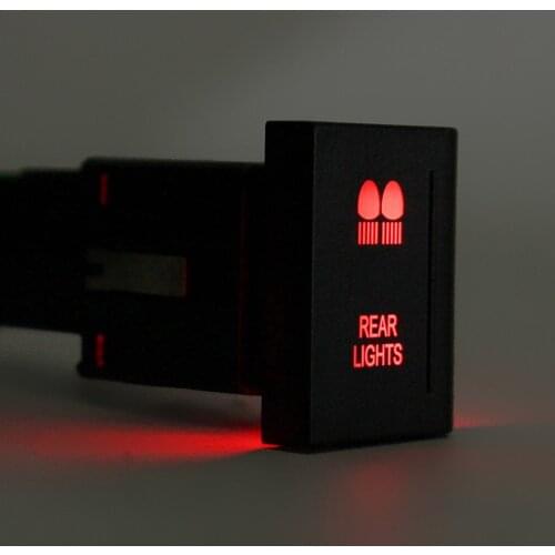 12V-24V Push Switch On Off push button Switch For V W Amarok rear lights symbol switch